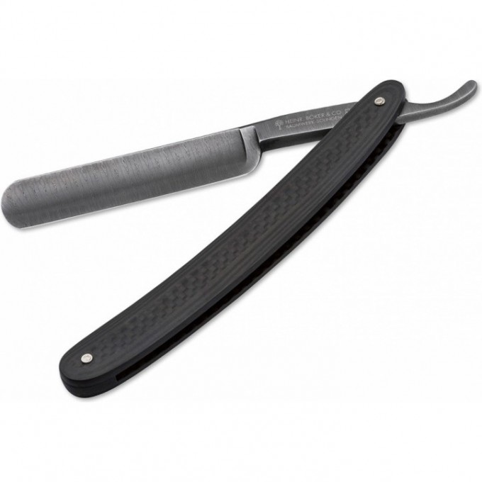 Бритва. Клинок - дамаск, рукоять - карбон BK140550DAM