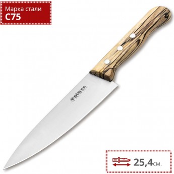 Нож BOKER TENERA CHEF'S SMALL ICE BEECH BK131202 Нож BOKER TENERA CHEF'S SMALL ICE BEECH BK131202
